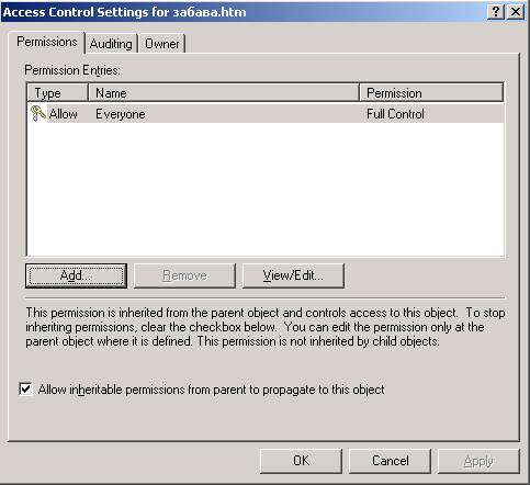 :     Windows 2000 
